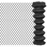 Cumpara ieftin Gard plasa de sarma, gri, 15 x 1,25 m, otel