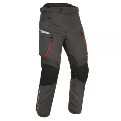MBS Pantaloni textili impermeabili Oxford Montreal 4.0, negru/gri/rosu, S, Cod Produs: TM206103RSOX foto