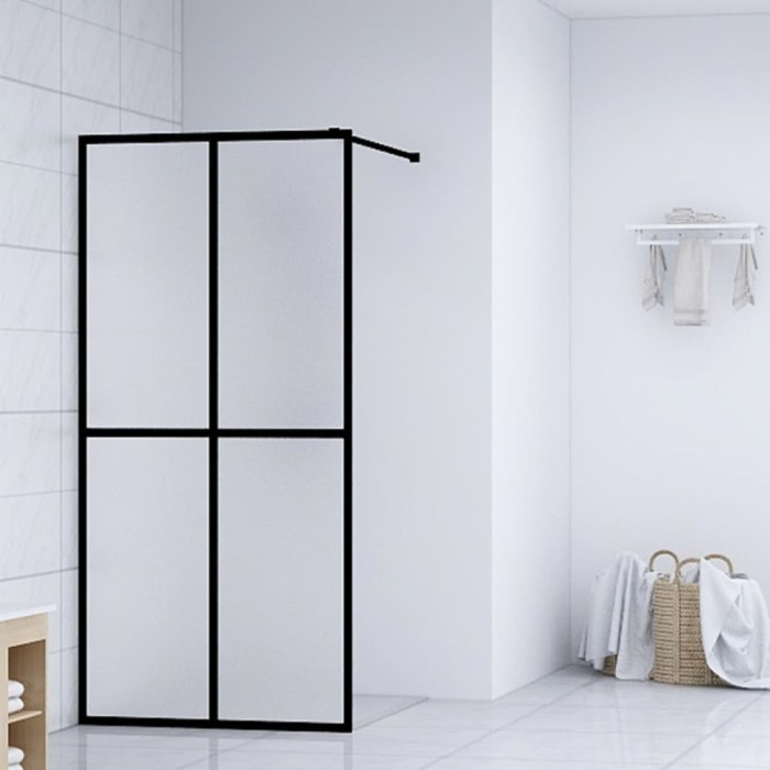 vidaXL Paravan de duș walk-in, 80x195 cm, sticlă securizată mată 145689