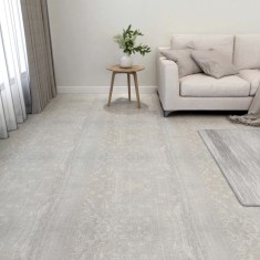 vidaXL Plăci pardoseală autoadezive 55 buc. gri deschis PVC 5,11 m&amp;sup2; foto