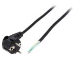 Cablu 3x0,75mm2 CEE 7/7 ştecăr unghi PVC 2m