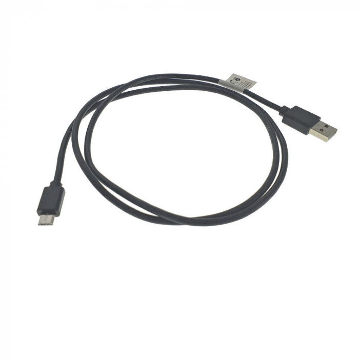 Cablu microUSB 2.0 tata la USB 2.0 tata, Lanberg 41635, QC 3.0, cupru, lungime 100cm, negru