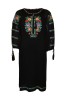 Rochie dama casual R8, negru , marimea L, Bumbac