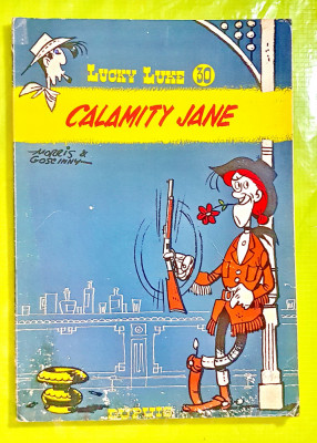 D493-Revista benzi colorate Lucky Luke 1970-Calamity Jane-raritate stare buna. foto