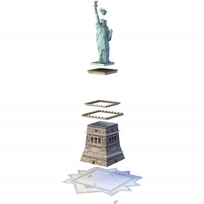Puzzle 3D Statuia Libertatii 108 Piese foto
