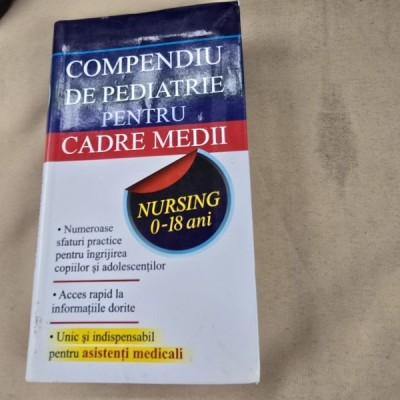 Compendiu de pediatrie pentru cadre medii foto