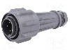 Conector circular, tata, 5 pini, BULGIN - EXP-0911/05/P foto
