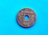 25 Centimes 1919 Tunisia-RAR