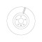 Set disc frana Volvo S60 3 (224) 02.19-, S90 2 (234) 01.16-, V60 2 (225) 02.18-, V60 2 Cross Country (227) 02.18-, V90 2 Cross Country (236) 03.16-,
