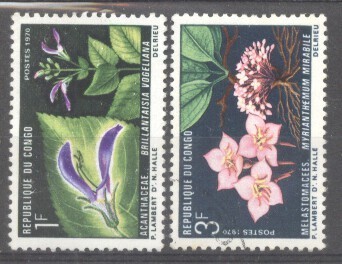 Congo 1970 Flowers, MNH AE.215 foto