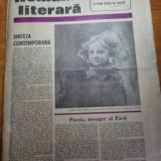 romania literara 23 februarie 1984-george calinescu romancierul