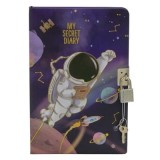 Jurnal B6 CNX Astronaut 1903-8, 160 pagini, coperta carton, cu lacatel