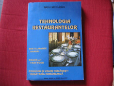 Tehnologia restaurantelor - Radu Nicolescu foto