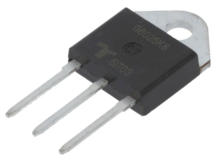 Triac 25A 800V TO218AC-ISO