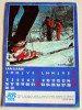 1978 Calendar editat de Almanah Turistic, 12 file 16x23cm, reclame turism RSR