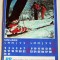 1978 Calendar editat de Almanah Turistic, 12 file 16x23cm, reclame turism RSR