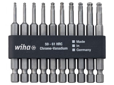 Kit Capete Șurubelniță Sferic Torx 70mm 10 Bucăți foto