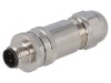Mufă M12 4 PIN tată Ethernet IP67 dreaptă 250V, TE Connectivity