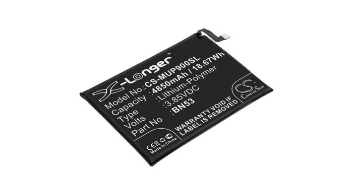 Cameron Sino 4850mAh Redmi Note 9 Pro,Note 9 Pro Max,M2003J6B2G,M2003J6B1I,M2101K6G Baterie