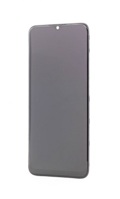 LCD Oppo A15, Negru, OEM Service Pack foto