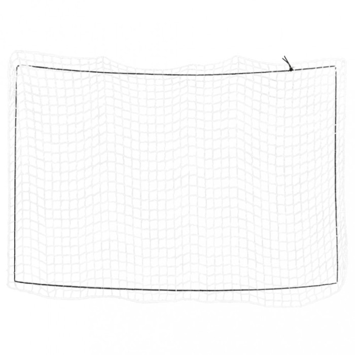 vidaXL Plasă de remorcă cu funie elastică, alb, 3,5x2,5 m, PP
