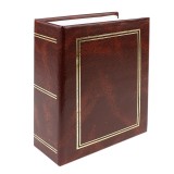 Album foto clasic, 100 fotografii, 10x15 cm, coperti cartonate culoare maro
