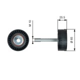 GATES T36772 DriveAlign&reg; Rola ghidare/conducere, curea transmisie
