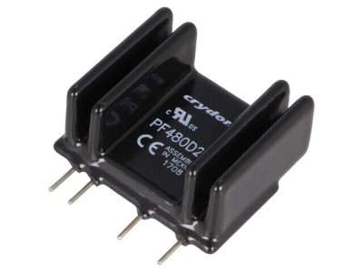 Releu semiconductor 4-15VDC 25A 48-660VAC THT SIP PF480D25 foto