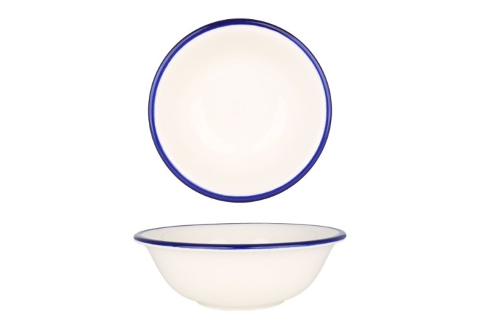 Rinart Bol - Blue Edge - Por&Aring;&pound;elan - 16 cm (400cc) - set de 6