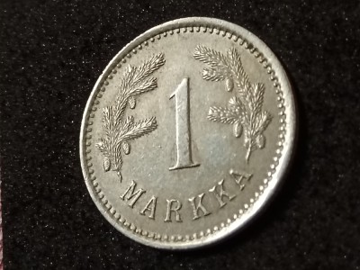 1 markkaa markka markaa marka marca 1921 Finlanda (in capsula), stare UNC [poze]. Discount conform descrierii [10 - 20 %. Vezi descrierea.]. foto