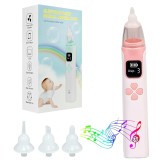Aspirator Nazal Electric pentru Copii si Bebelusi cu 4 Capete, Muzica si Lumini Colorate
