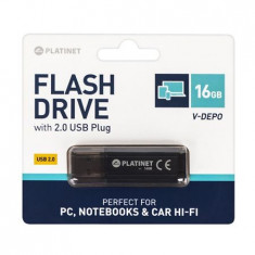 FLASH DRIVE USB 2.0 16GB V-DEPO PLATINET foto