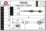 Planetara Citroen C8 06.02-; Fiat Ulysse 08.02-06.11; Lancia Phedra 09.02-11.10; Peugeot 807 06.02-, motor 2.0, montare Fata, Dreapta, EAI-France