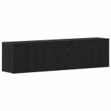 Cumpara ieftin Mobilier TV 2 buc., stejar negru, 160x30x41 cm, lemn stratificat