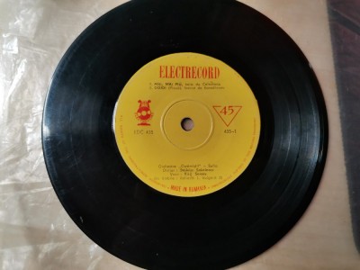 Kiril Semov &amp;ndash; Mai, Mai, Pi&amp;ugrave; (Electrecord &amp;ndash; EDC 435)(Romania, 1964)(red line) foto