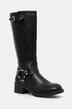 Answear Lab cizme femei, culoarea negru, cu toc drept, izolare usoara