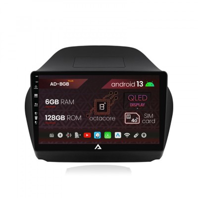 Navigatie Hyundai IX35 (2009-2015), Android 13, B-Octacore 6GB RAM + 128GB ROM, 10.1 Inch - AD-BGB10006+AD-BGRKIT189 foto