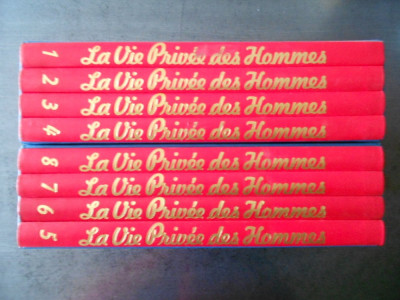 LOUIS-RENE NOUGIER - LA VIE PRIVEE DES HOMMES 8 volume, Editie Integrala foto