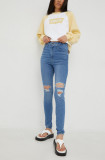 Levi&#039;s jeansi Mile High Super Skinny femei , high waist