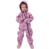 Cumpara ieftin Salopeta impermeabila pentru copii Kidscare, cu protectie la vant si apa cu imprimeu Unicorni - marime 98 for Your BabyKids