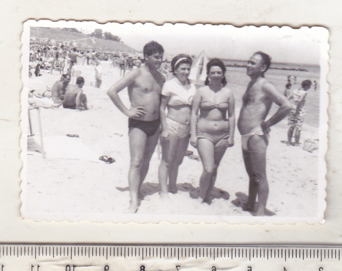 bnk foto Eforie Sud - Pe plaja - anii 70