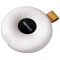 Cutie depozitare medicamente, flippy, 6 compartimente, inchidere etans, portabila, rotund, alb/negru, pp, 8.4x2.9x8.5 cm