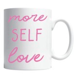 Cana alba personalizata &quot;more self love&quot;, INOVATIX&reg;. 330ml