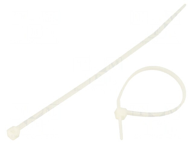 Colier de str&acirc;ngere poliamidă 120mm 80N naturală