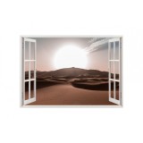 Autocolant decorativ, Fereastra, Natura si peisaje, Multicolor, 85 cm, 2339ST