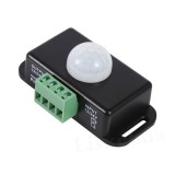 Senzor Miscare PIR-8, 12V-24V, 6A. Detector Infrarosu, Comutator Banda LED, Corpuri Iluminat, Reglabil