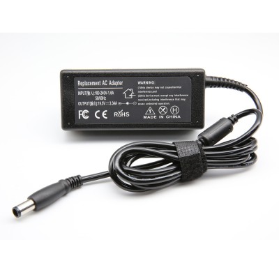 Incarcator compatibil laptop, Dell, PA 10, PA 3E, J62H3, HA65NE0-00, NF599, U7809, UC473, PP31L, PP39L, PP25L, 19.5V, 3.34A, 65W, mufa 7.4x5.0mm foto