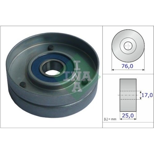 Fulie intinzatoare Audi A4, 1994-2001, A6, 1997-2005, A8, 1994-2002, Superb, 2001-2008, Passat, 1996-2001, 960 2, 1994-1996, S70, 1996-2, INA