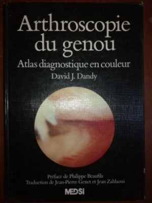 Arthroscopie du genou. Atlas diagnostique en couleur- David J. Dandy foto