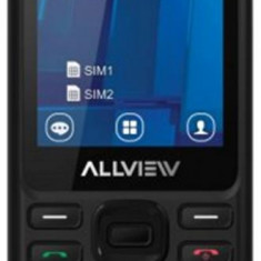 Telefon Mobil Allview M9 Join, TFT 2.4inch, Bluetooth, 3G, Dual Sim (Negru)